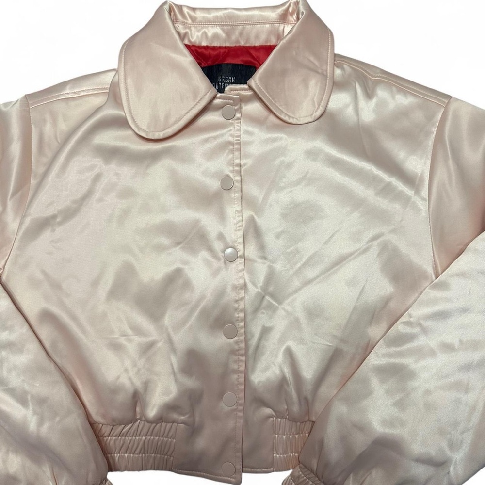 Urban Outfitters Light Pink Bomber Jacket